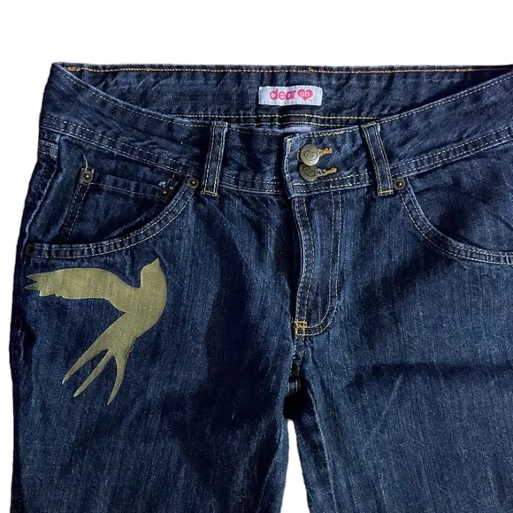 Dear ab Gold Dove Brass Button Zipper🪰Jeans! - Picture 2 of 5